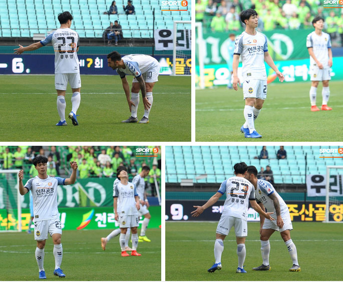 Công Phượng có hành động đẹp với đồng đội trong ngày Incheon United thua trận-8