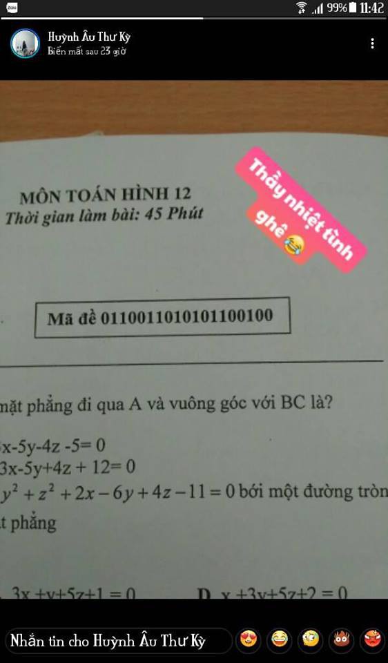 Khi thầy cô sở hữu IQ 200 làm mã đề thi: Chỉ thêm 1 dấu chấm, 1 dấu phẩy cũng khiến học sinh khóc thét-4