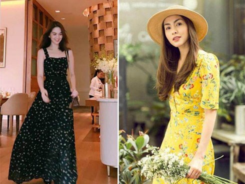 Váy hoa cỏ khoảng 300K lại trở thành hot trend mùa hè, Ngọc Trinh, Hương Giang dẫn đầu xu hướng