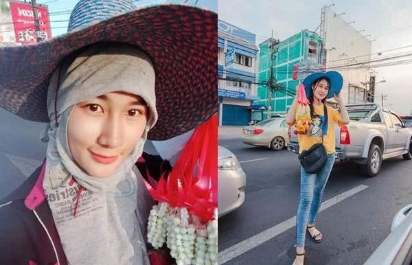 Bán hoa dạo bên đường, cô gái trẻ khiến CĐM phát sốt, truy tìm danh tính vì quá xinh-3