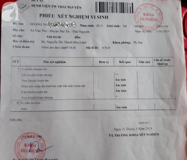 Vụ cô giáo nhét chất bẩn vào vùng kín bé gái 5 tuổi ở Thái Nguyên: đối tượng là cô ruột, nghi do mâu thuẫn chia tài sản-3