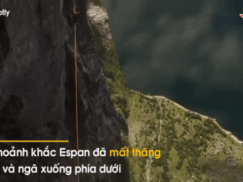 Đối mặt với tử thần khi ngã trên dây thăng bằng ở độ cao 1000m
