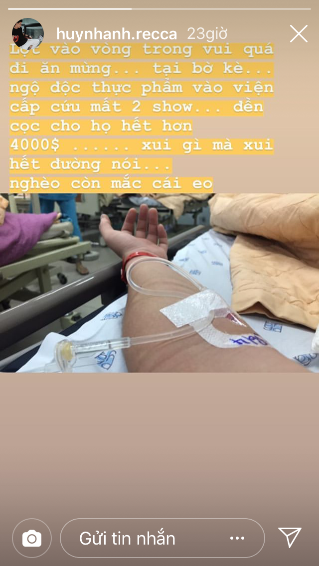 Huỳnh Anh lại gặp vận đen, vừa phải nhập viện vừa phải đền gần 100 triệu đồng-1