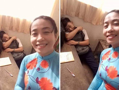 Phát hiện nam sinh ngủ gật trong lớp, cách giải quyết của cô giáo khiến tất cả bật cười