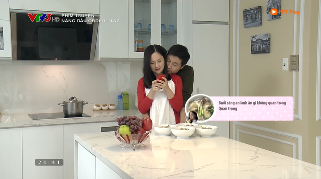 Nàng dâu order tập 1: Chưa có phim truyền hình Việt nào mà mới mở màn, cặp đôi chính đã hở ra là hôn thế này!-5