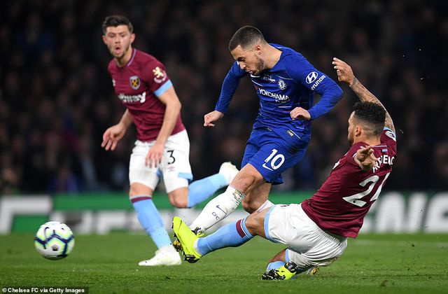 Chelsea 2-0 West Ham: Cú đúp của Hazard-3