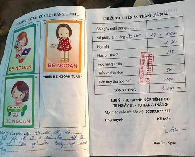 Xôn xao thông tin bé 5 tuổi bị trường mầm non đuổi học vì nợ gần 40 triệu tiền học phí-4