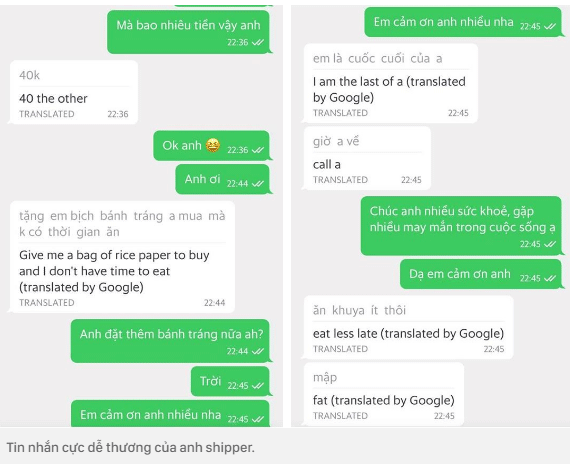 Lại thêm anh shipper như nam chính ngôn tình: Tặng thêm bịch bánh tráng nhưng không quên dặn một câu chị em nào cũng muốn nghe-3