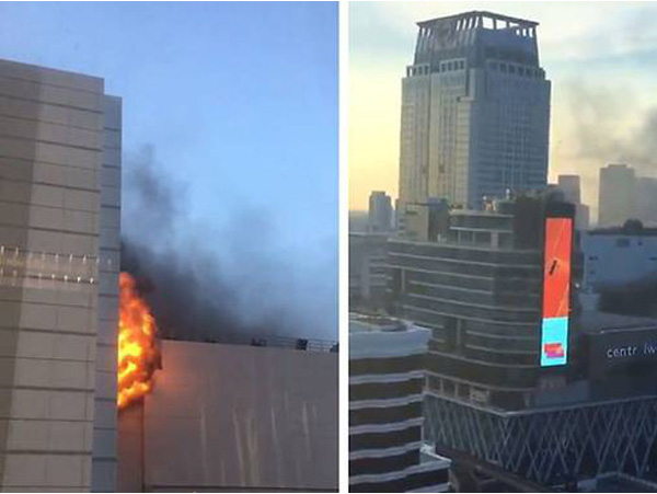 Cháy lớn tại trung tâm mua sắm CentralWorld ở Bangkok, ít nhất 1 người thiệt mạng-1