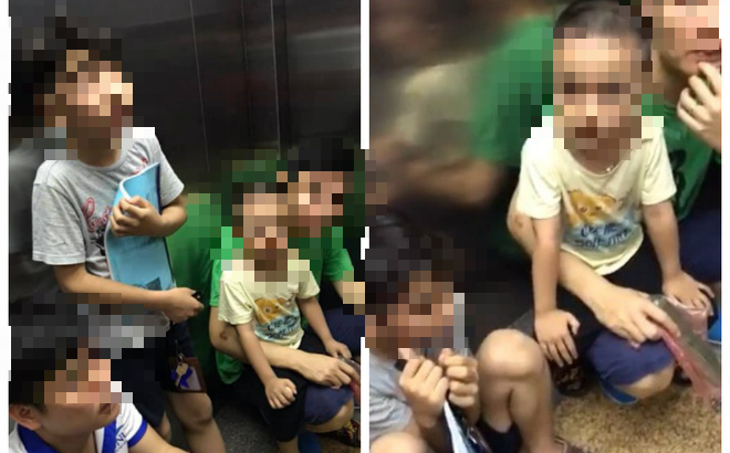 Thang máy chung cư Tân Tây Đô bất ngờ dừng hoạt động, 6 người dân bị giam tới 45 phút-1