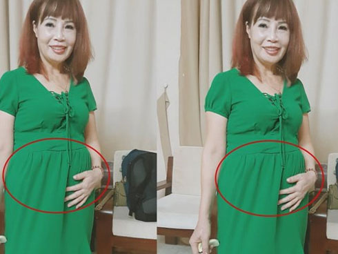 Sốc: Vừa tuyên bố có bầu chưa lâu, cô dâu 62 tuổi đã lộ bụng vượt mặt, tiết lộ đang tiết kiệm tiền để đẻ mổ-3
