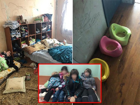 Thấy nhà hàng xóm bốc mùi hôi thối, người đàn ông báo cảnh sát và phát hiện cảnh tượng ám ảnh với 4 đứa trẻ sống như người rừng