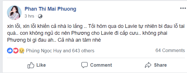 Đăng tin nhập viện lúc 3 giờ sáng, Mai Phương khiến bạn bè đồng nghiệp nháo nhào-2