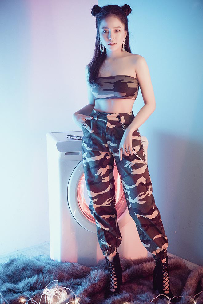 Cận cảnh vẻ nóng bỏng của hot girl Trâm Anh-1