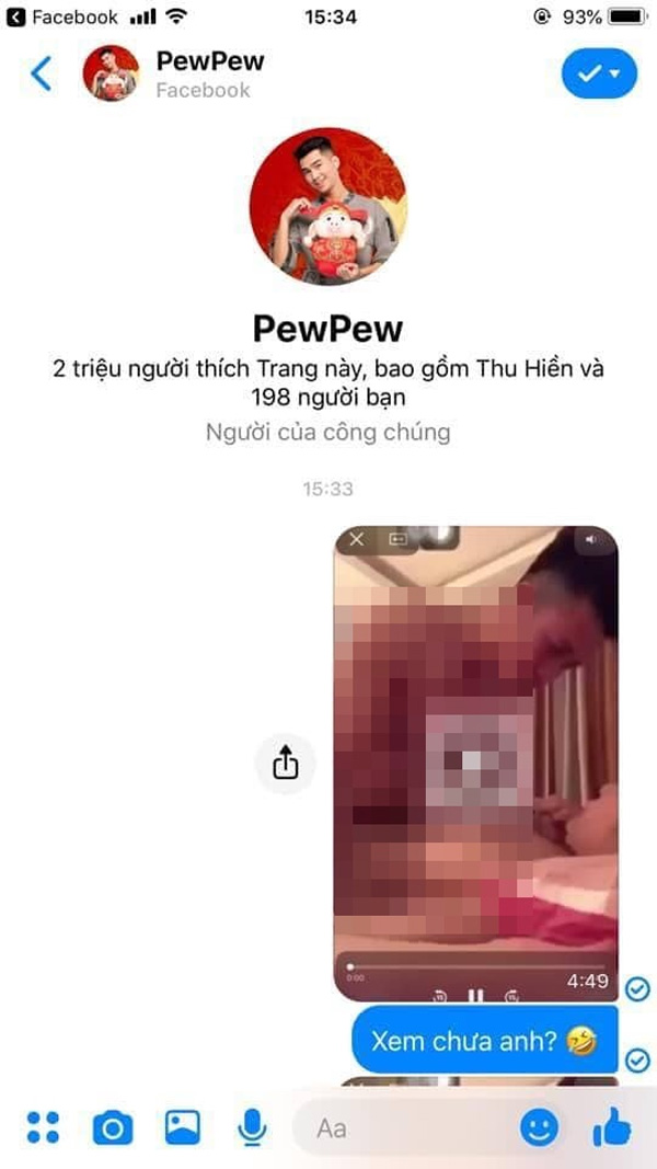 Bị bạn bè spam clip 5 phút bị nghi là của Trâm Anh, streamer PewPew khó chịu: Mình không có nhu cầu xem-5