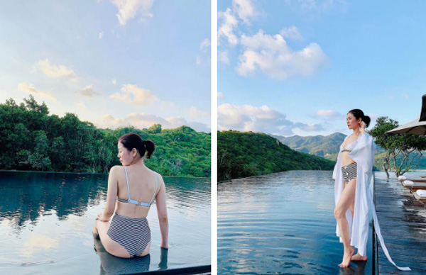 Khi hai chị đẹp cùng tuổi khoe dáng: Lệ Quyên thiêu đốt với đồ bơi sexy, nhưng người này mới thực sự là sốc-2