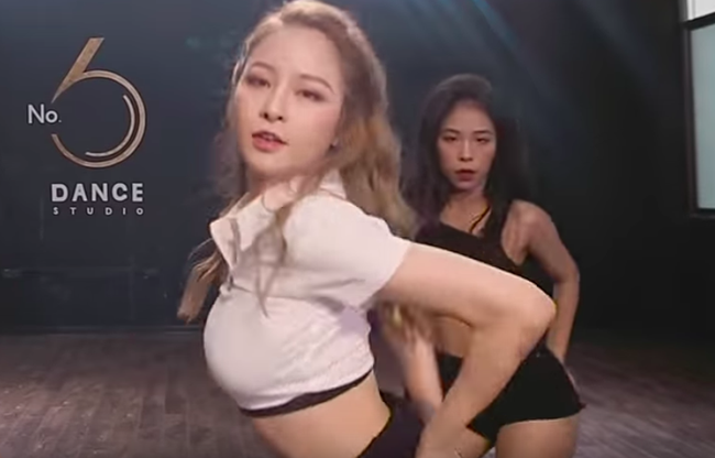 Trâm Anh lại gây phản cảm trong clip mà góc quay chỉ tập trung vào... vòng ba-7