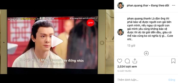 Phan Thành đăng status: Đàn ông phải bảo vệ được người con gái bên cạnh mình, fan Midu vào xéo xắt: Anh làm được điều đó chưa anh?-1