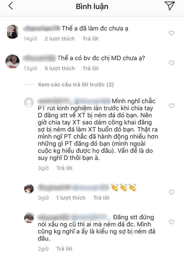 Phan Thành đăng status: Đàn ông phải bảo vệ được người con gái bên cạnh mình, fan Midu vào xéo xắt: Anh làm được điều đó chưa anh?-2