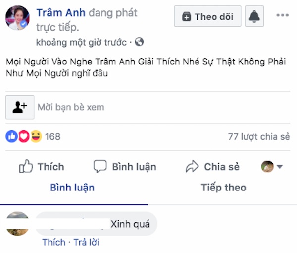 Giữa tâm bão lộ clip nóng, Trâm Anh thản nhiên livestream?-2