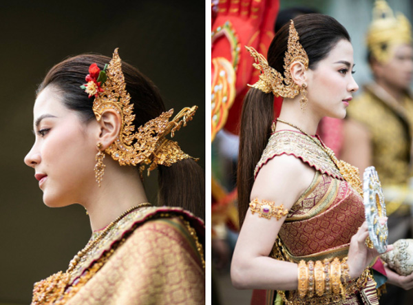 Dân tình náo loạn với nhan sắc cực phẩm của nữ thần Thungsa trong lễ Songkran 2019 tại Thái Lan-2