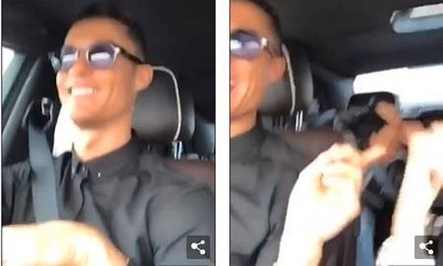 C.Ronaldo hứng gạch đá” khi đưa bồ đẹp con xinh đi chơi bằng xế hộp-1