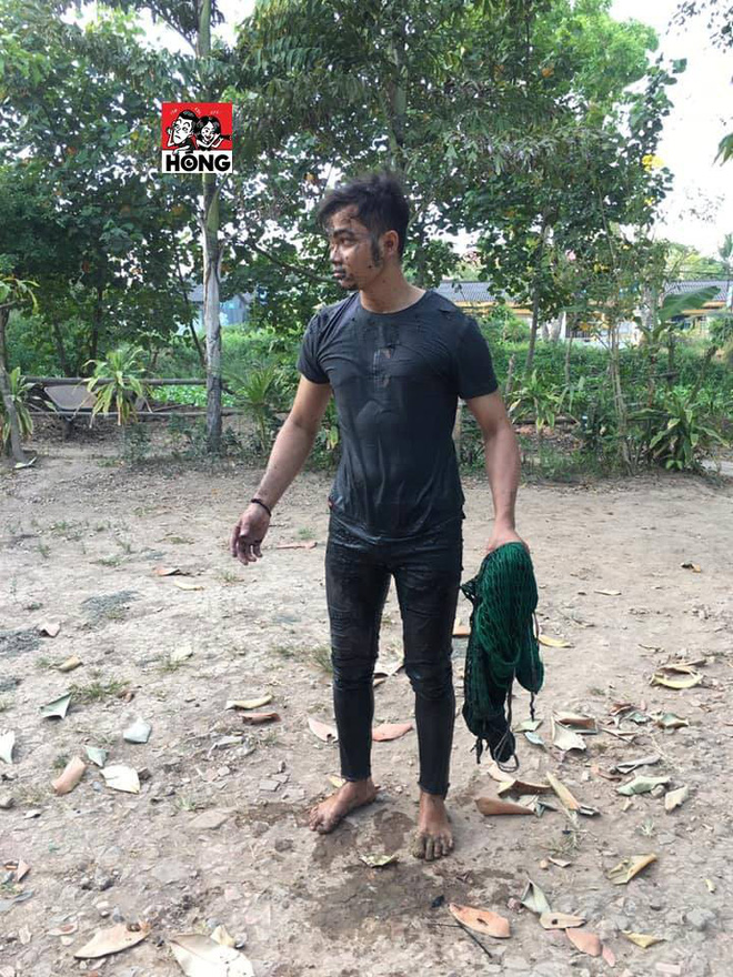 Trưa hè nóng bức, thanh niên mắc võng trên ao nằm nghỉ và cái kết đau thương-5