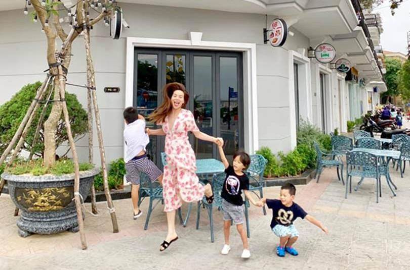 Đàm Thu Trang - Cường Đô La khoe ảnh nghỉ lễ, Jun Vũ gợi cảm ở Hồ Tràm-8