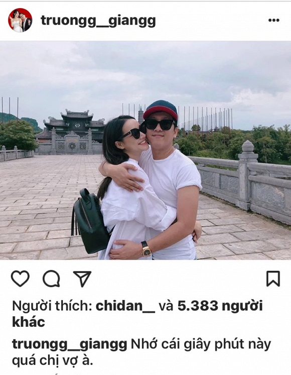 Trường Giang đăng ảnh tình tứ bên Nhã Phương nhưng cách xưng hô với vợ mới gây bất ngờ-1