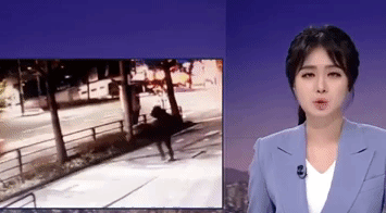 Nam diễn viên Hàn ngáo đá, la hét và lao qua hàng rào giữa đường-1
