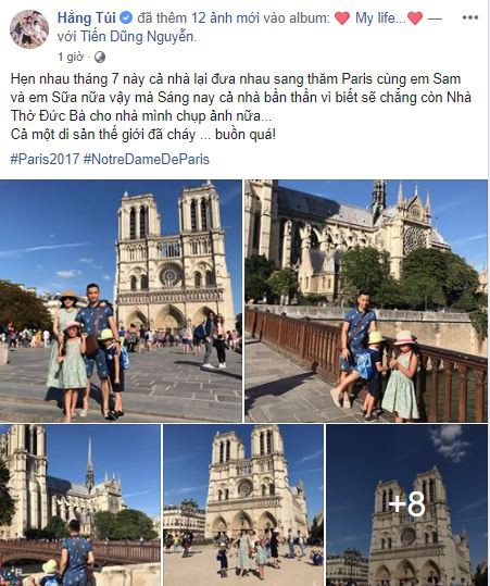 Dân mạng Việt thảng thốt, giăng status xót xa trước vụ cháy Nhà thờ Đức Bà Paris-6