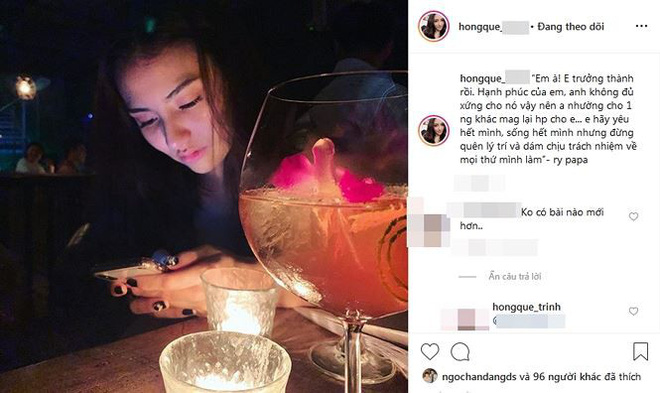 Hồng Quế tiết lộ tin nhắn chia tay từ bố của con gái-1