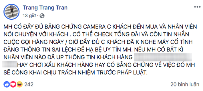 Gái xinh nổi tiếng Instagram chối bay việc là chủ shop dính phốt bán quần áo cũ sửa lại, cãi nhau tay đôi với khách-3