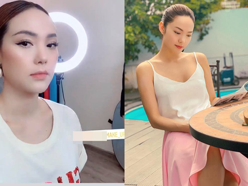 Minh Hằng mạo hiểm khi diện áo trong suốt rõ mồn một-7