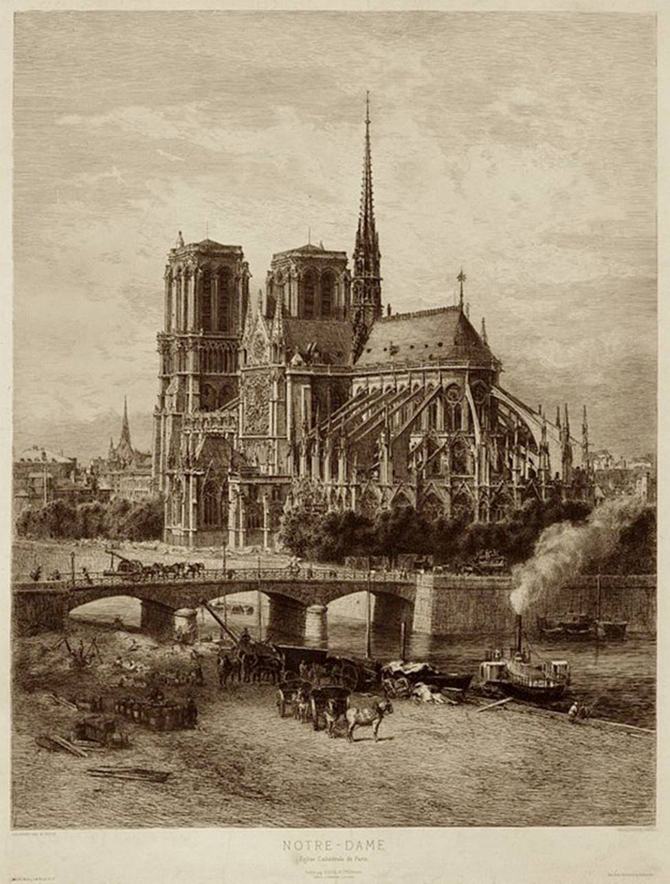 Ngắm lại Nhà thờ Đức Bà Paris, trái tim của nước Pháp trước khi chìm trong biển lửa-6