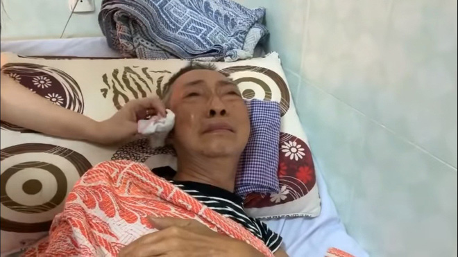 Nghệ sĩ Lê Bình 3 ngày không ăn, đau đớn bật khóc khi Đại Nghĩa, Trịnh Kim Chi đến thăm-4