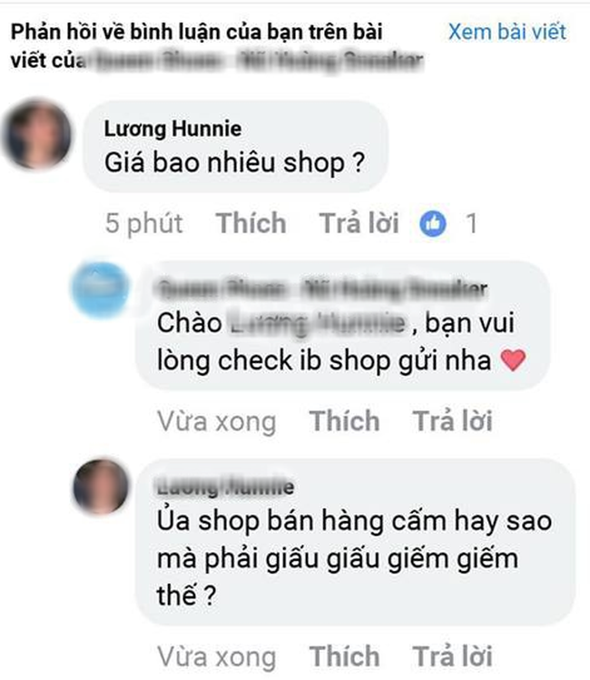Chị em tranh cãi kịch liệt: Mua hàng online mà không công khai giá, shop cứ bắt check inbox là bình thường hay vô duyên-1