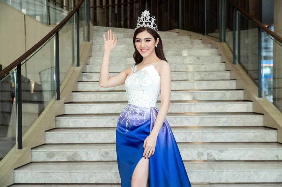 Nhan sắc nóng bỏng của Hoa hậu Việt lên truyền hình tìm người yêu-3