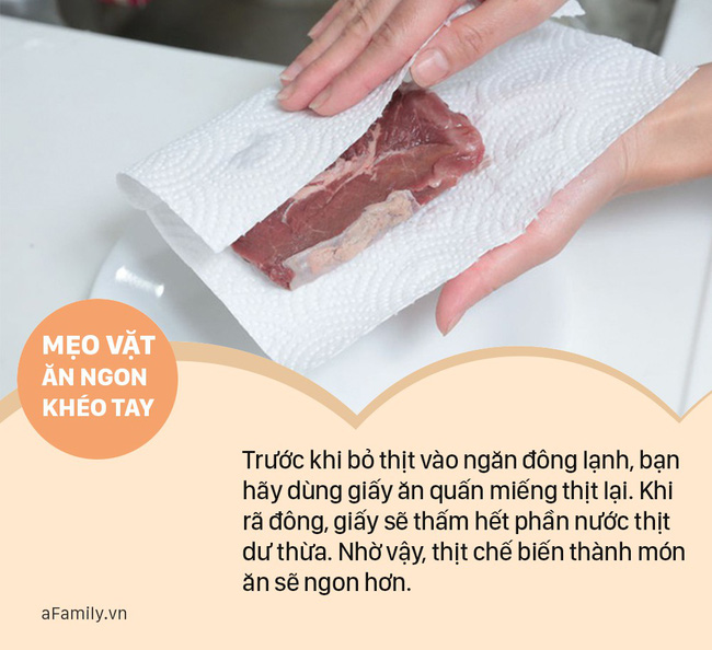 Chỉ dùng 1 tờ khăn giấy thôi cũng có thể khiến cá, thịt, rau củ tươi ngon hết nấc-1