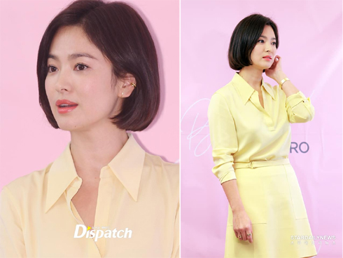 Không còn già chát” vì kiểu tóc và trang phục, Song Hye Kyo đẹp đỉnh cao trong hình hậu trường không photoshop-7