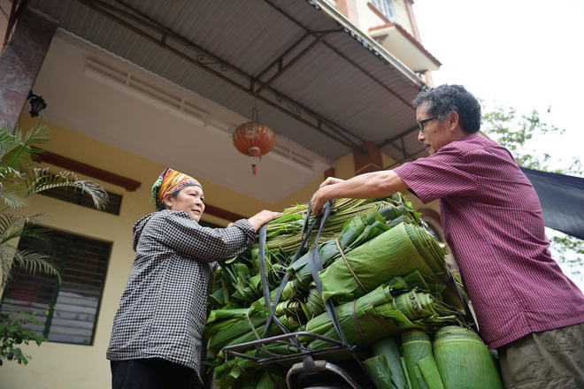 Nghề độc ở Hà Nội: Bán lá chuối rừng, kiếm hàng chục triệu đồng mỗi tháng-11