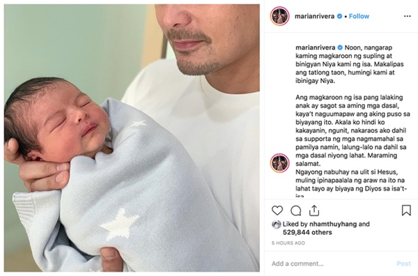 Mỹ nhân đẹp nhất Philippines lần đầu khoe ảnh cận mặt con trai: Sớm muộn cũng trở thành nam thần vạn người mê-1