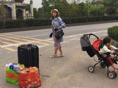 Bella lại tha lôi con trai về Thái Bình giữa trời nắng nóng, Hằng Túi lên tiếng đính chính chuyện phải có trách nhiệm với Peter-5