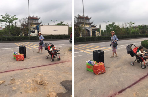 Bella lại tha lôi con trai về Thái Bình giữa trời nắng nóng, Hằng Túi lên tiếng đính chính chuyện phải có trách nhiệm với Peter-2