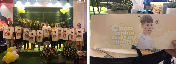 Đình Trọng được tổ chức sinh nhật sớm đầy ấm cúng bên Tư Dũng và các fan-2