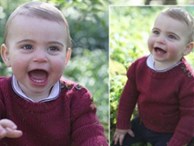 Tan chảy với loạt ảnh mới của Hoàng tử út Louis nhân dịp sinh nhật tròn 1 tuổi do chính Công nương Kate chụp tại vườn nhà của gia đình
