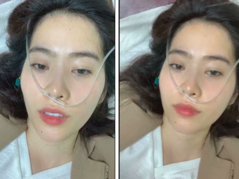Nhập viện giữa đêm, mũi đeo máy thở mà Nam Em vẫn còn tâm trí livestream kêu gọi dân mạng yêu thương mình