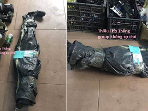 Gói hàng gửi cho khách nhưng bên giao hàng không dám nhận còn doạ báo công an, nhìn hình ảnh ai cũng hiểu lý do