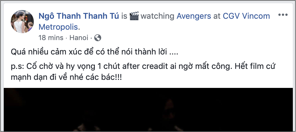 Xem xong Endgame”, sao Việt khen nức nở và đồng lòng kiềm chế spoil nội dung phim-2