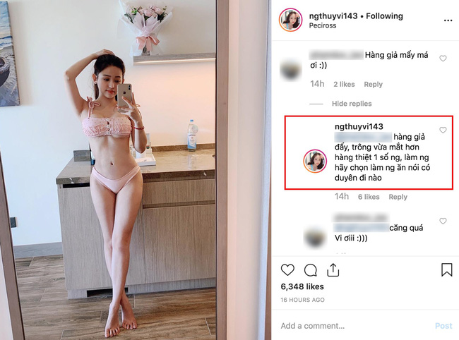 Thúy Vi đáp trả cực gắt khi bị mỉa mai thân hình toàn hàng giả, nhưng đáng chú ý hơn là lời dạy dỗ sau cùng-1